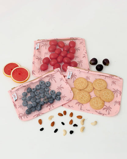 ALVA 3pcs Mess-Proof Travel Pouches | TSA Approved Toiletry Bag | Makeup Bag