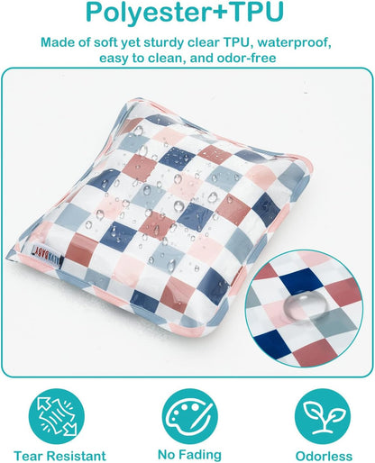 ALVA 3pcs Mess-Proof Travel Pouches | TSA Approved Toiletry Bag | Makeup Bag
