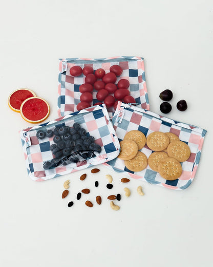 ALVA 3pcs Mess-Proof Travel Pouches | TSA Approved Toiletry Bag | Makeup Bag