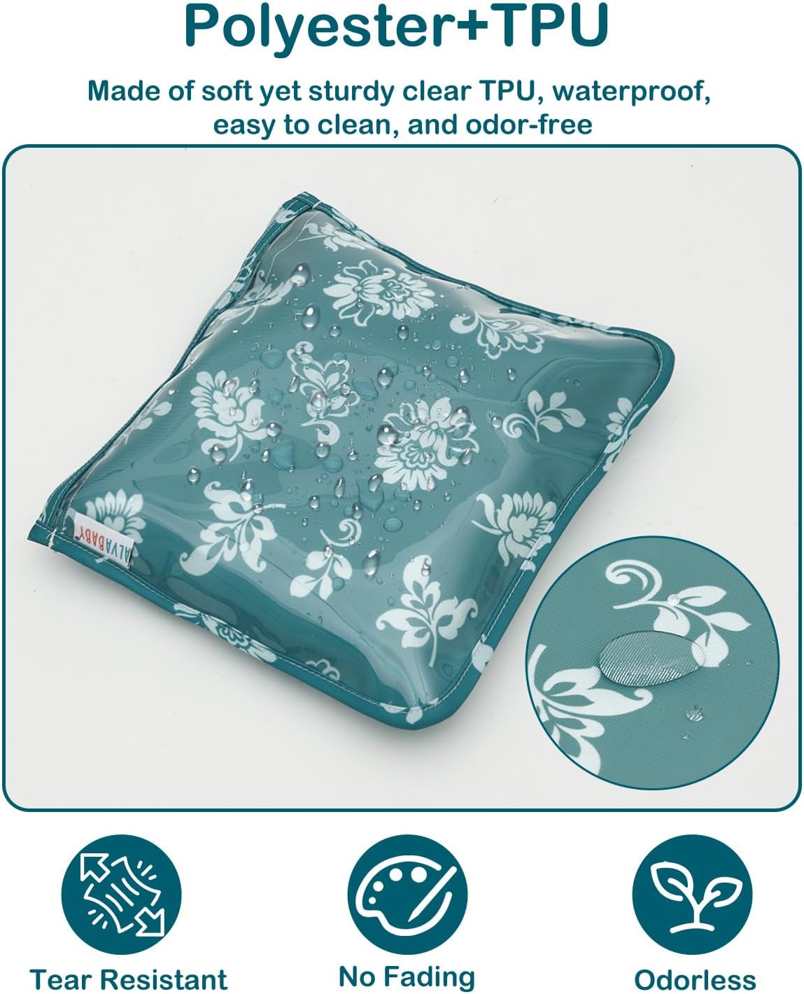 ALVA 3pcs Mess-Proof Travel Pouches | TSA Approved Toiletry Bag | Makeup Bag