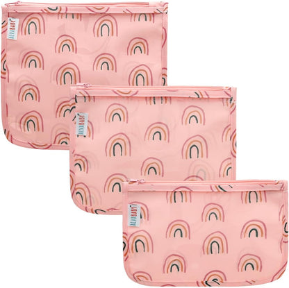 ALVA 3pcs Mess-Proof Travel Pouches | TSA Approved Toiletry Bag | Makeup Bag