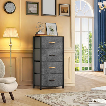 Dresser with 4 Drawers, Purple
