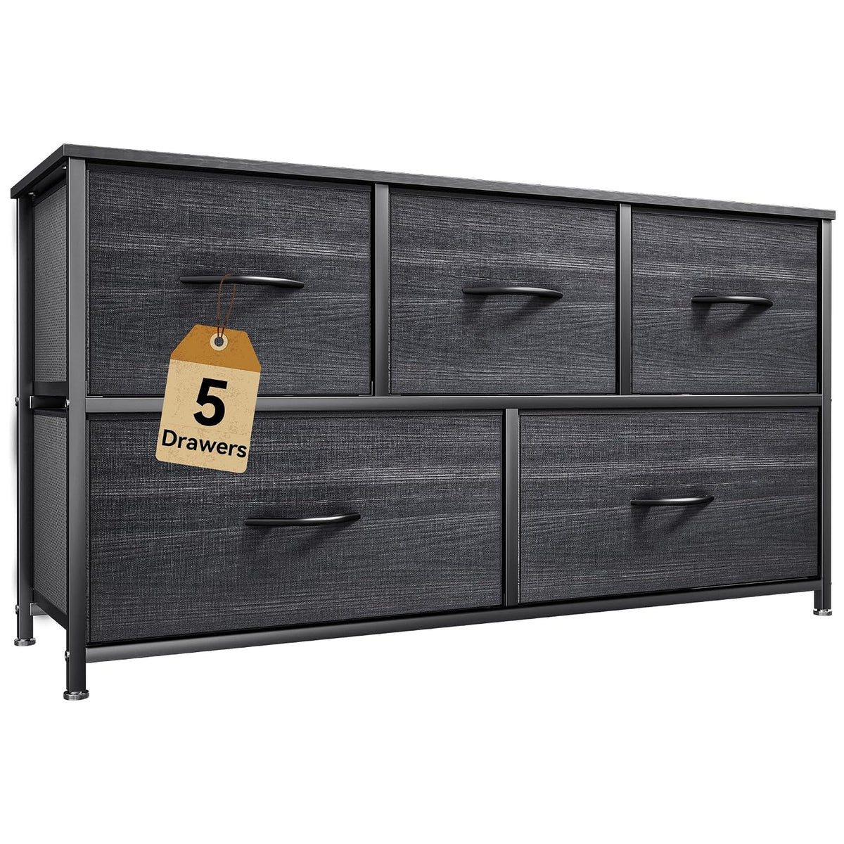 Dresser with 4 Drawers, Purple