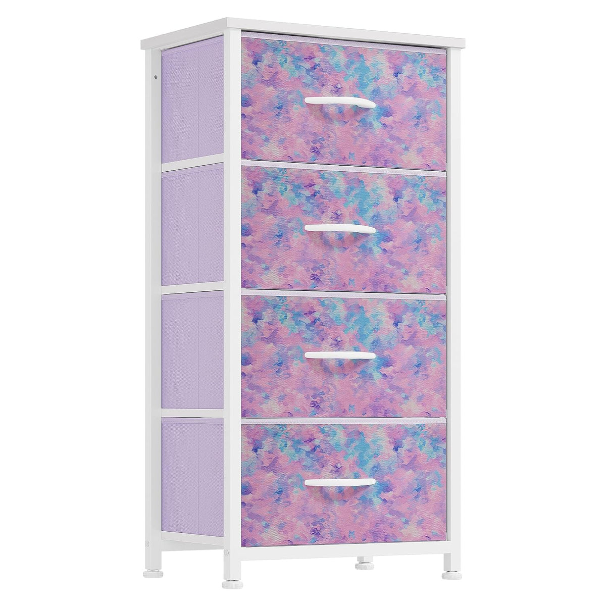 Dresser with 4 Drawers, Purple
