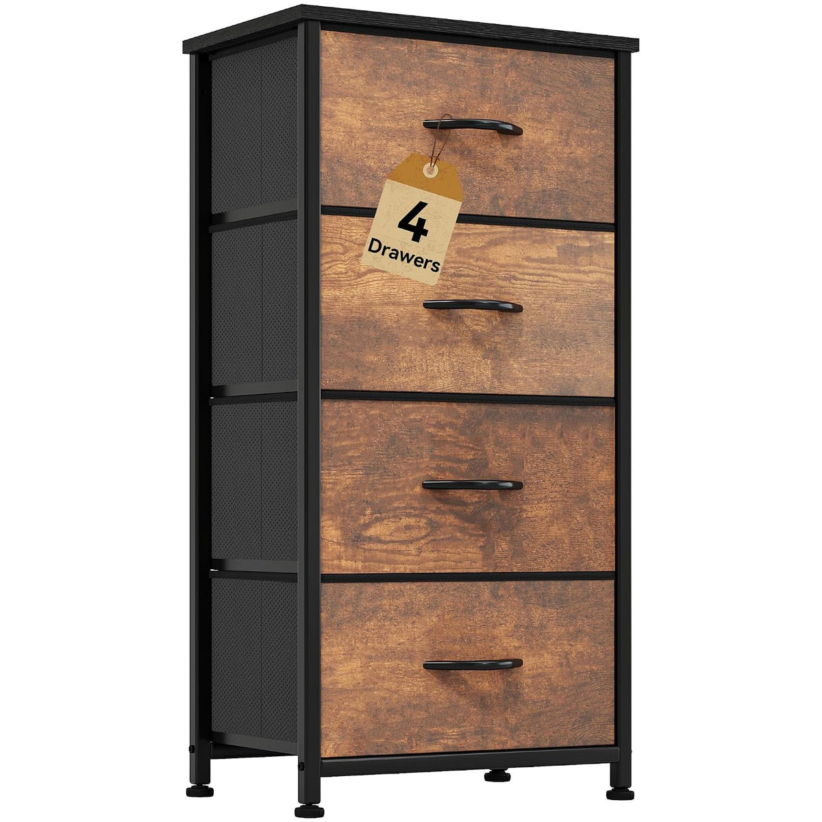 Dresser with 4 Drawers, Purple