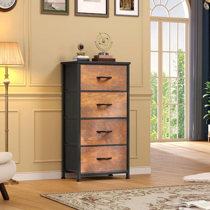Dresser with 4 Drawers, Purple