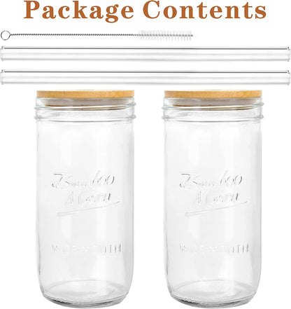40oz Glass Tumbler with Straw and Lid, Glass Cup with Silicone Sleeve | Leakproof Lid, Fits Car Cup Holder Glass for Iced Coffee, Water, Cold Drinks, Travel, Outdoor, Partys&Home
