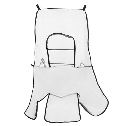 Universal Stroller Rain Cover, Windproof Pram Cover Eva Zipper and Window, Waterproof Protective Shield for Travel and Outdoor Use