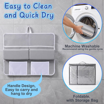 Baby Bath Kneeler and Elbow Rest Pad Set, Bath Kneeling Pad