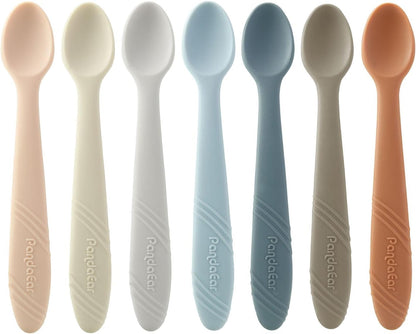 Silicone Baby Feeding Set & 7 Pack Silicone Baby Feeding Spoons