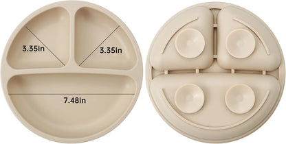 Silicone Baby Feeding Set & 7 Pack Silicone Baby Feeding Spoons