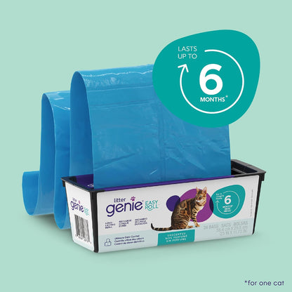 Platinum Stainless Steel Pail with Easy Roll Refill, 12 bags