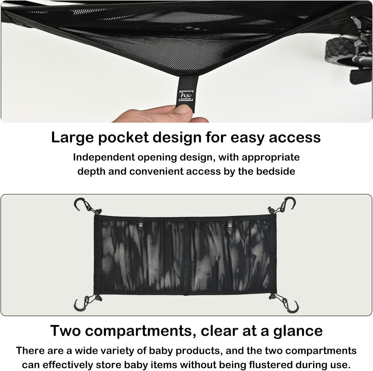 Stroller Wagon Cargo Net Compatible with WonderFold W4