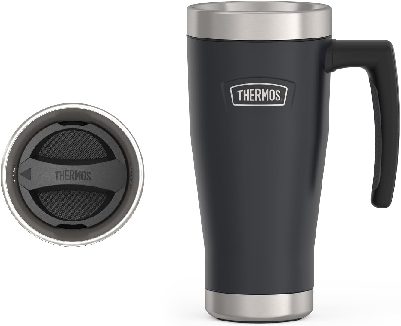 ICON SERIES, Stainless Steel Mug, Granite, 16 oz