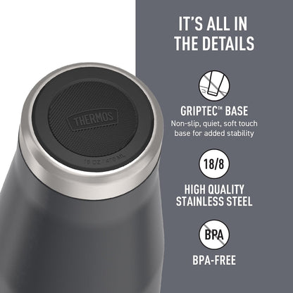 ICON SERIES, Stainless Steel Mug, Granite, 16 oz