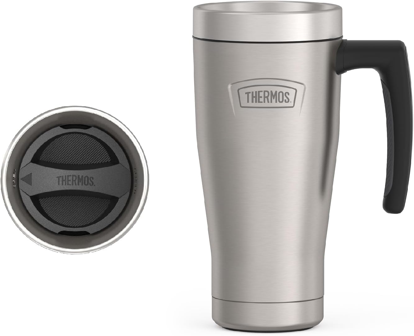 ICON SERIES, Stainless Steel Mug, Granite, 16 oz