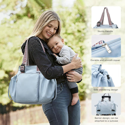 Everyday Convertible Backpack Tote Diaper Bag, 15 Pockets