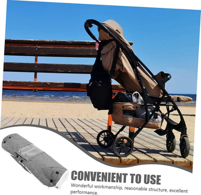 Stroller Hand Warmers Windproof Insulated and Detachable Pushchair Gloves for Cold Weather for Outdoor Use