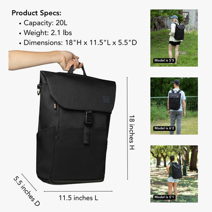 Diaper Bag Backpack – Large Baby Bag for Moms & Dads – Water-Resistant, Unisex Travel Kit for New Parents – Includes Changing Pad and 2 Organizer Pouches (Outdoorsy Sage)
