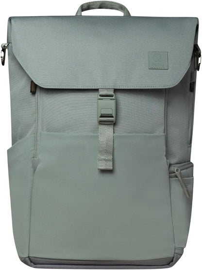 Diaper Bag Backpack – Large Baby Bag for Moms & Dads – Water-Resistant, Unisex Travel Kit for New Parents – Includes Changing Pad and 2 Organizer Pouches (Outdoorsy Sage)