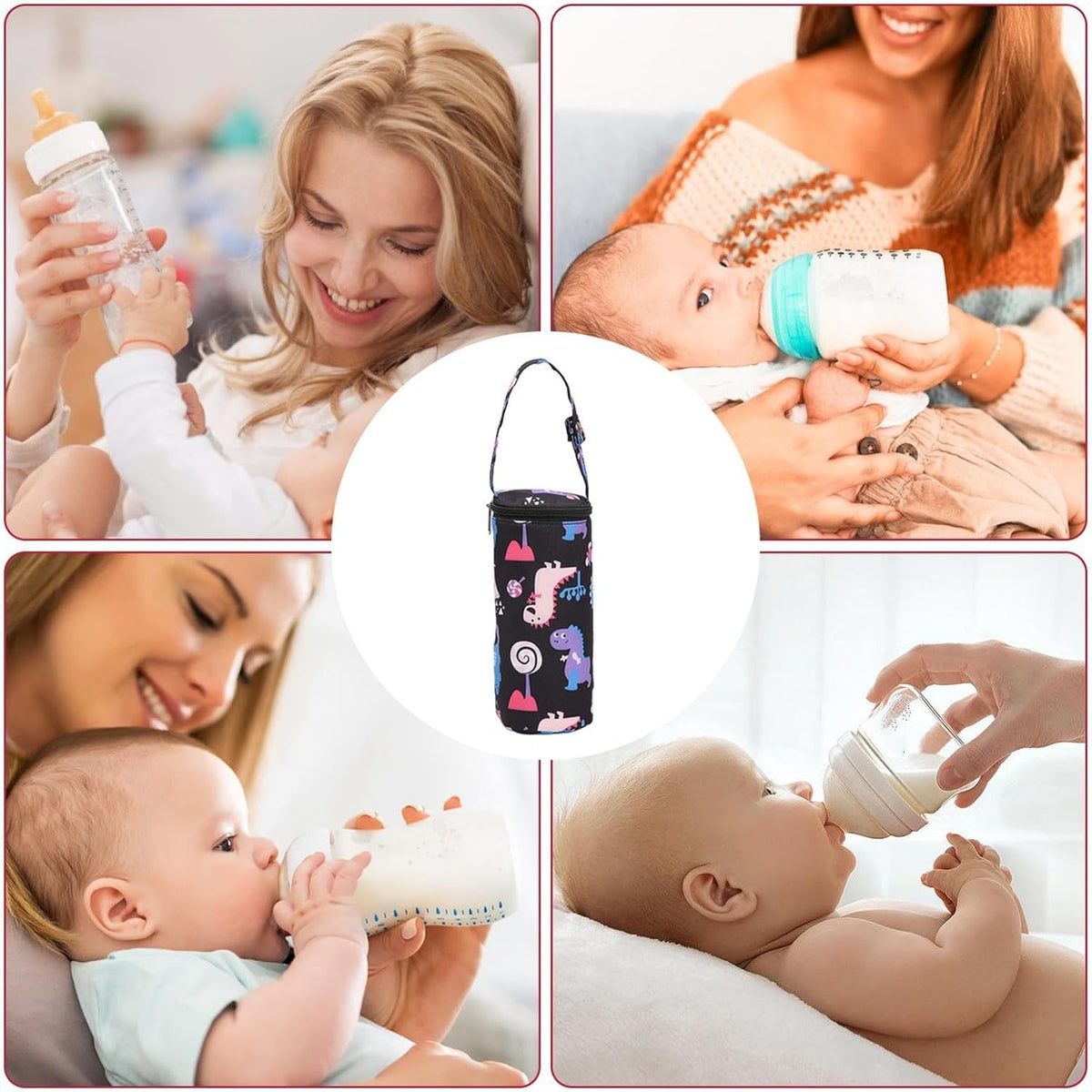 Bottle Warmer Tote - Breast Milk Travel Cooler, Nursing Bottle Warmer Bag | Nursing Bottle Cooler With Adjustable Shoulder Strap, Outdoor Bottle Bag, Breastfeeding Travel Bag For Daycare Nursing