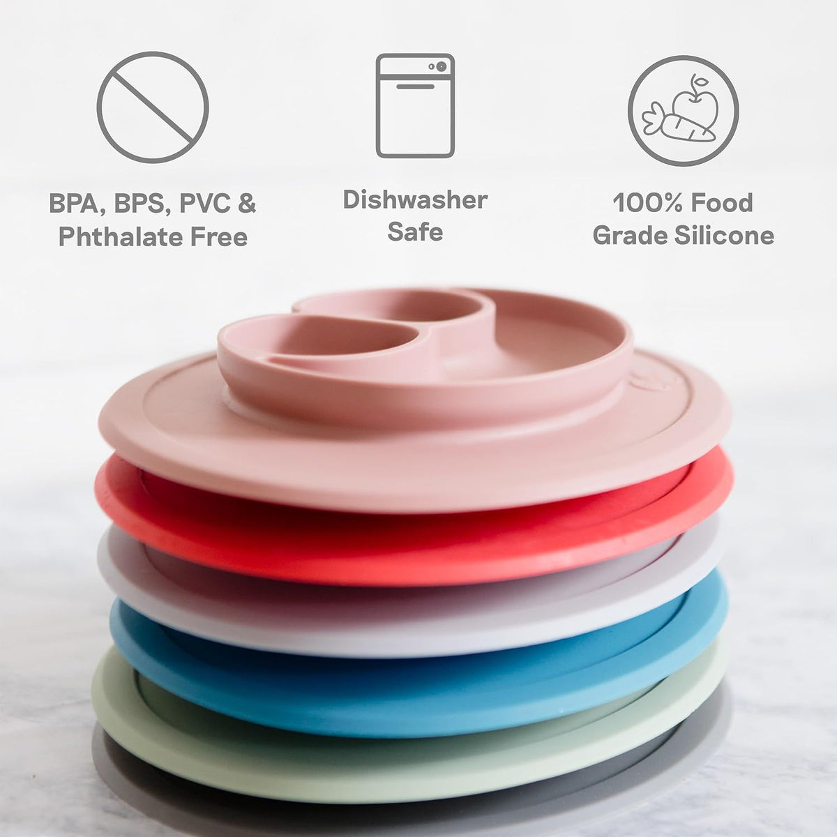 Mini Mat (Blush) + Mini Utensils (Fork & Spoon in Blush) - Toddler essentials mat and spoon