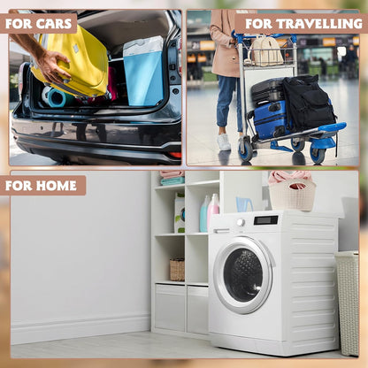 3 Pcs Stroller Storage Bag 39 x 59 Inch Extra Large Clear Plastic