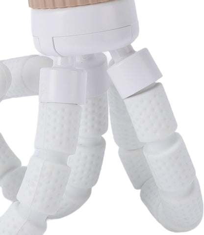 Mini Handheld Stroller Fan, Portable Rechargeable Turbo Fan with Flexible Octopus Tripod, Personal Baby for Home Office Car, Semiconductor Cooling Mist