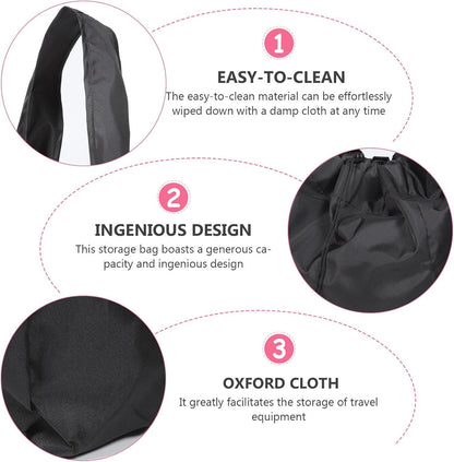 Stroller Travel Bag with Oxford Cloth, Black Storage for Travel