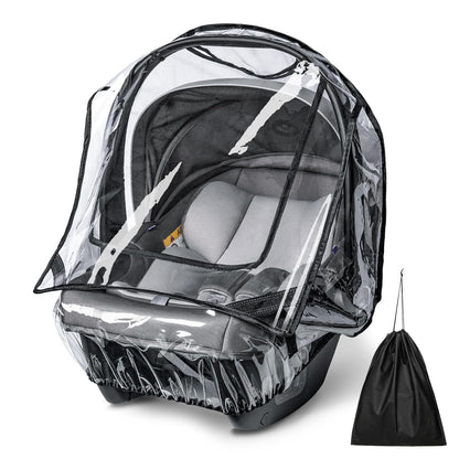 bemece Infant Car Seat Rain Cover with Air Vents and Access Window