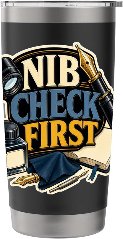 NIB CHECK FIRST Hobby Table Calm Stainless Steel Insulated Tumbler