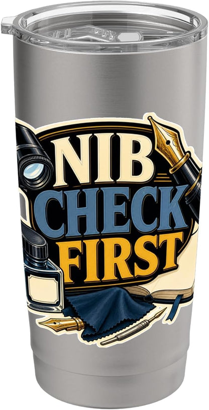 NIB CHECK FIRST Hobby Table Calm Stainless Steel Insulated Tumbler