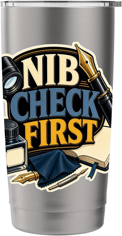 NIB CHECK FIRST Hobby Table Calm Stainless Steel Insulated Tumbler