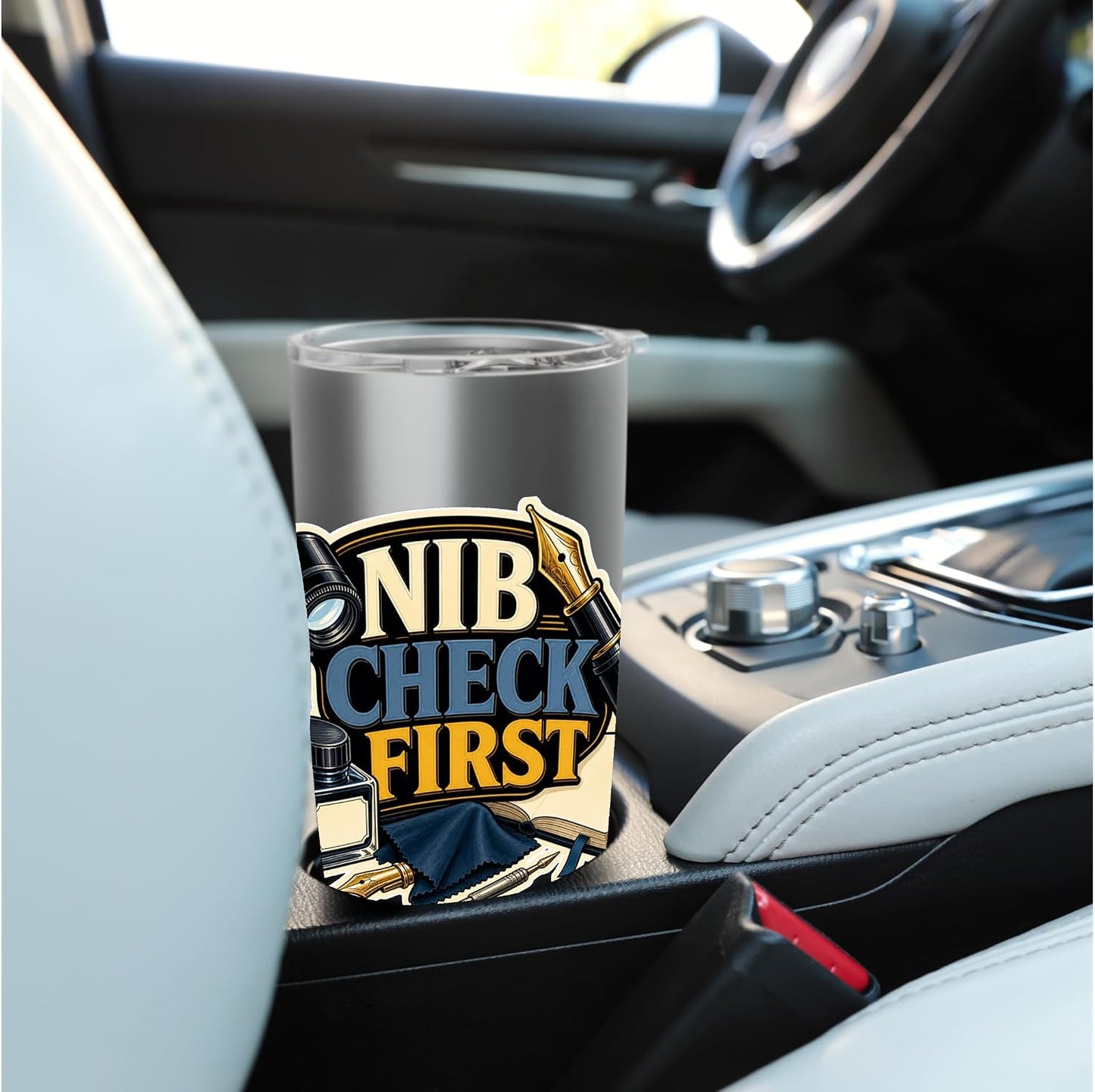 NIB CHECK FIRST Hobby Table Calm Stainless Steel Insulated Tumbler