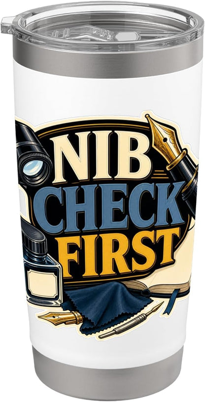 NIB CHECK FIRST Hobby Table Calm Stainless Steel Insulated Tumbler
