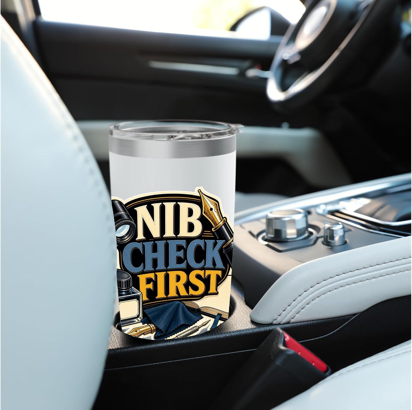 NIB CHECK FIRST Hobby Table Calm Stainless Steel Insulated Tumbler