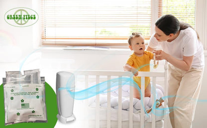 Baby Diaper Pail Deodorizer - Activated Charcoal - 12 + 1