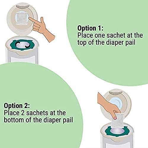 Baby Diaper Pail Deodorizer - Activated Charcoal - 12 + 1