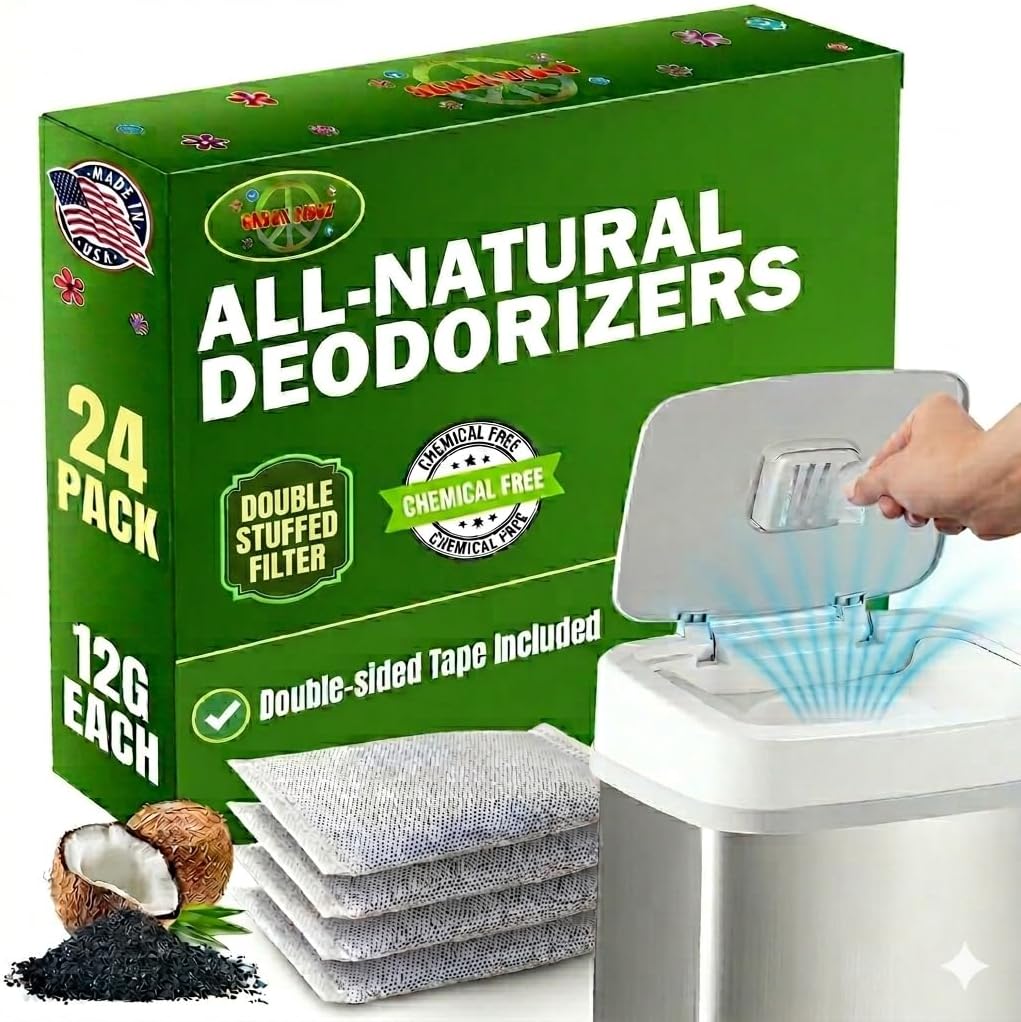 Baby Diaper Pail Deodorizer - Activated Charcoal - 12 + 1