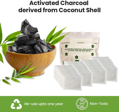 Baby Diaper Pail Deodorizer - Activated Charcoal - 12 + 1