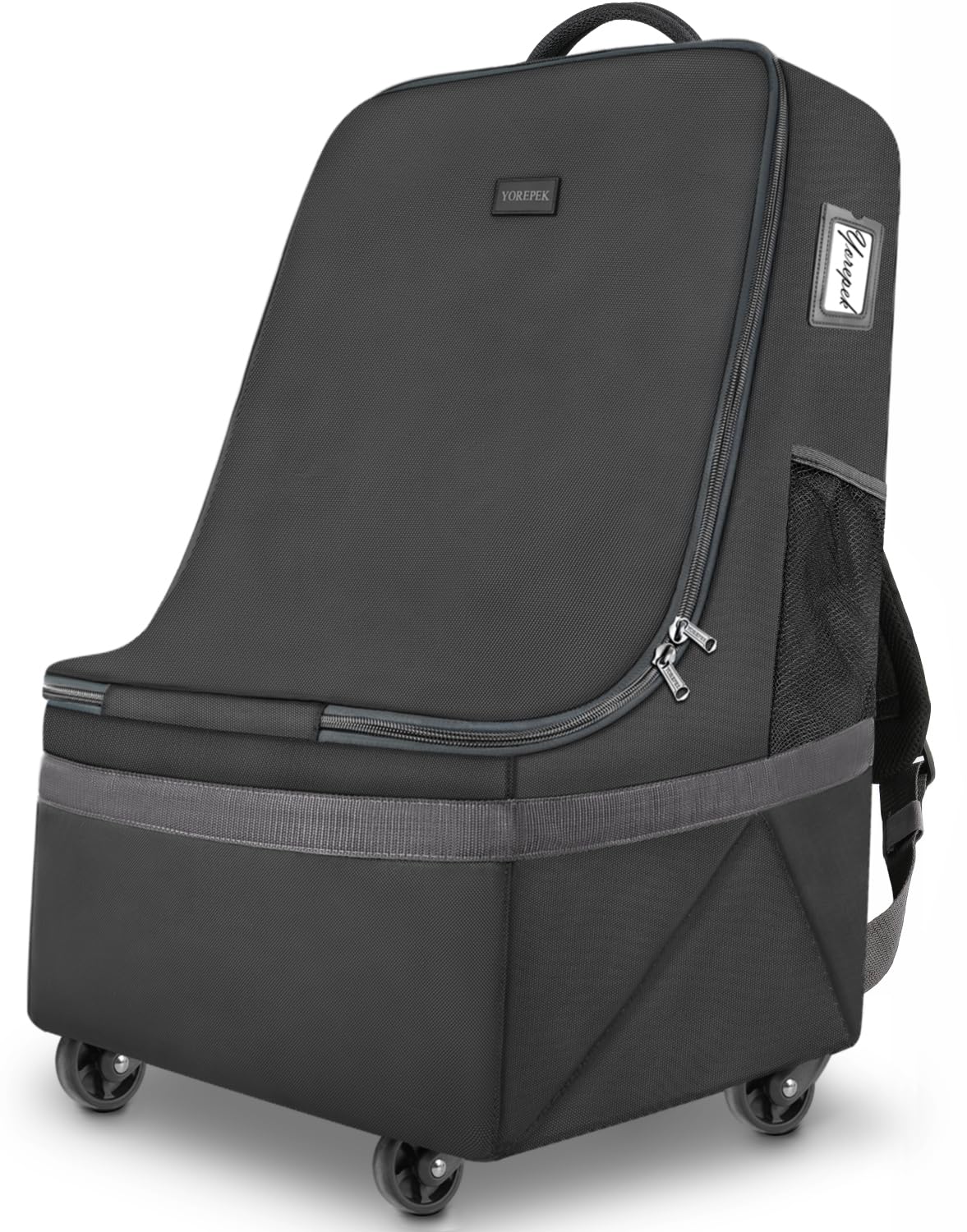 Car Seat Travel Bag with Wheels, Padded Car Seat Backpack