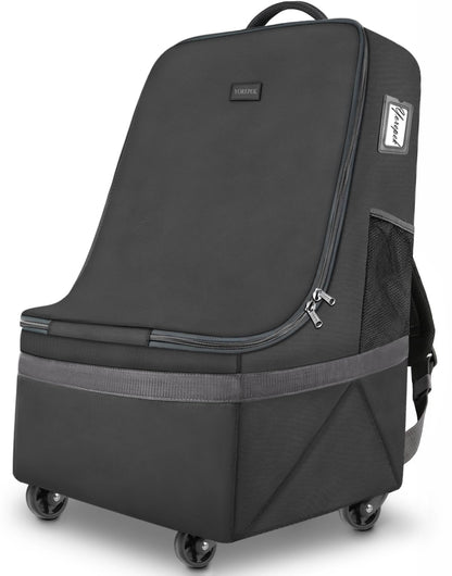 Car Seat Travel Bag with Wheels, Padded Car Seat Backpack