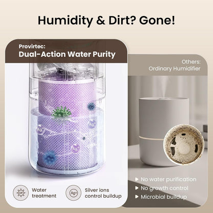 MistFree Evaporative Humidifier for Bedroom
