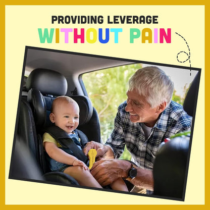 Easy Car Seat Buckle Release Aid for Children Unbuckle Car Seat Release Tool - Button Pusher - Opener for Nails - Buckle Release (Teal)
