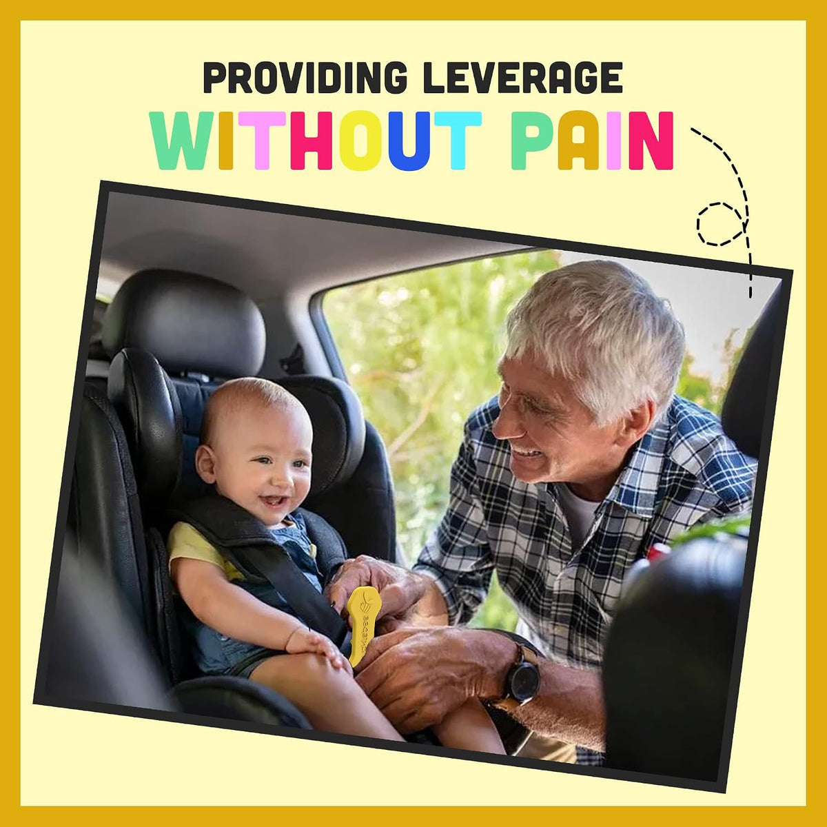 Easy Car Seat Buckle Release Aid for Children Unbuckle Car Seat Release Tool - Button Pusher - Opener for Nails - Buckle Release (Teal)