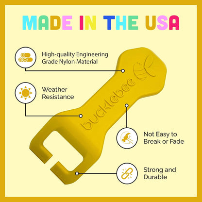 Easy Car Seat Buckle Release Aid for Children Unbuckle Car Seat Release Tool - Button Pusher - Opener for Nails - Buckle Release (Teal)