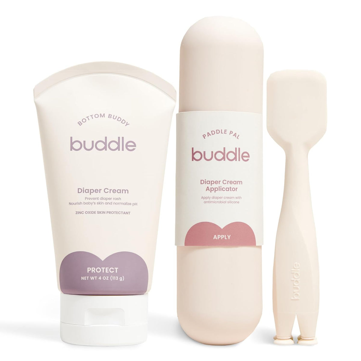 Buddle Bottom Buddy Diaper Cream and Paddle Pal Spatula, 4oz
