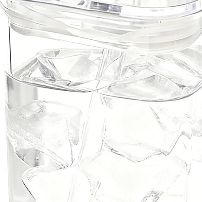 Square Drinking Glasses – Heat-Resistant Glassware With Lid And Straws | Beverage Cup For Coffee, Tea, Juice, Desk, Kitchen, Office, Travel, Home, Party, Bedroom, Reusable Drinkware Set