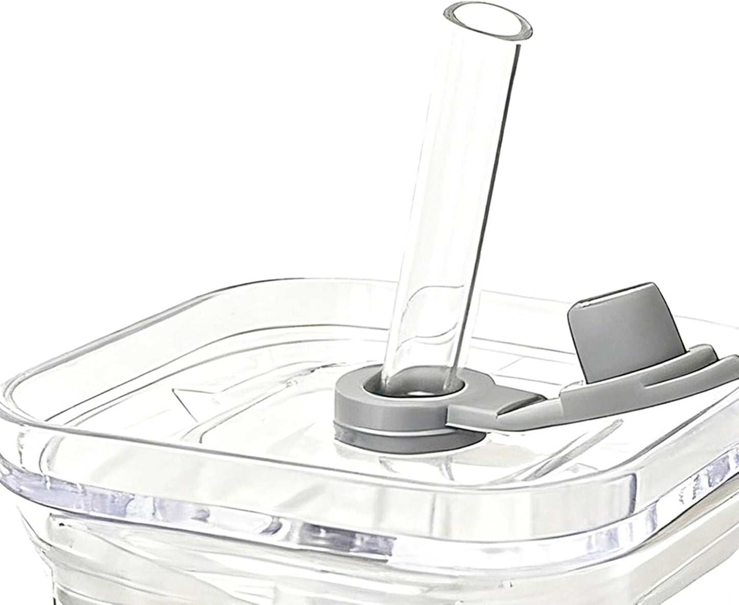 Square Drinking Glasses – Heat-Resistant Glassware With Lid And Straws | Beverage Cup For Coffee, Tea, Juice, Desk, Kitchen, Office, Travel, Home, Party, Bedroom, Reusable Drinkware Set
