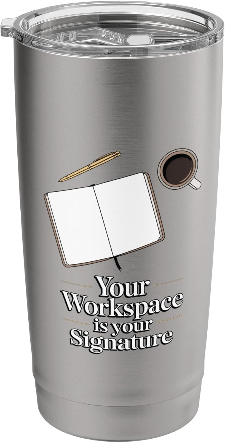 Your Workspace Is Your Signature Home Office Desk Stainless Steel Insulated Tumbler